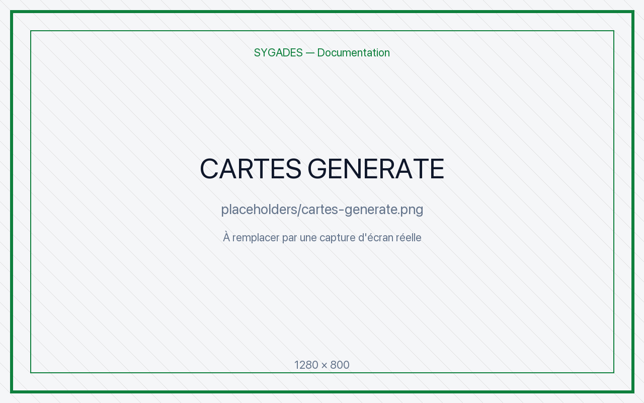 Dialog Génération — placeholder