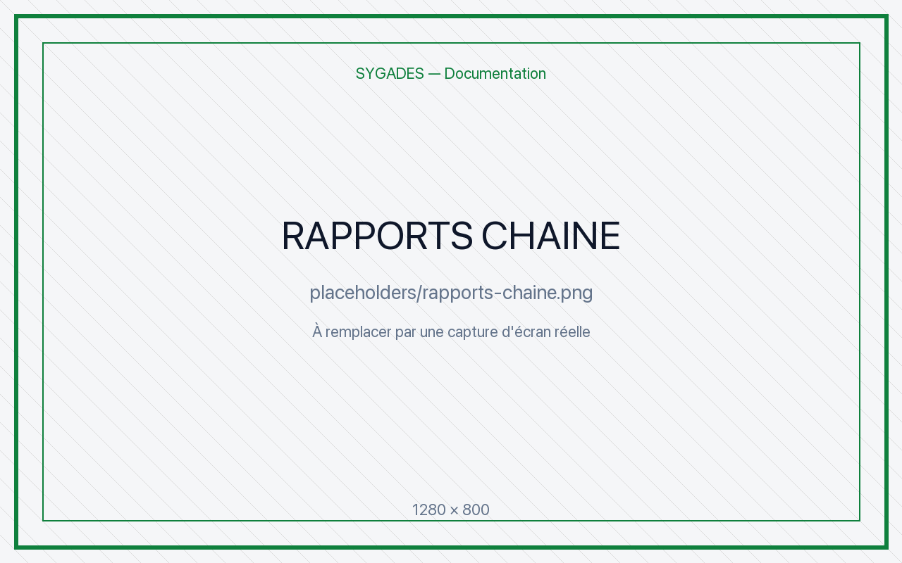Vue chaîne complète — placeholder