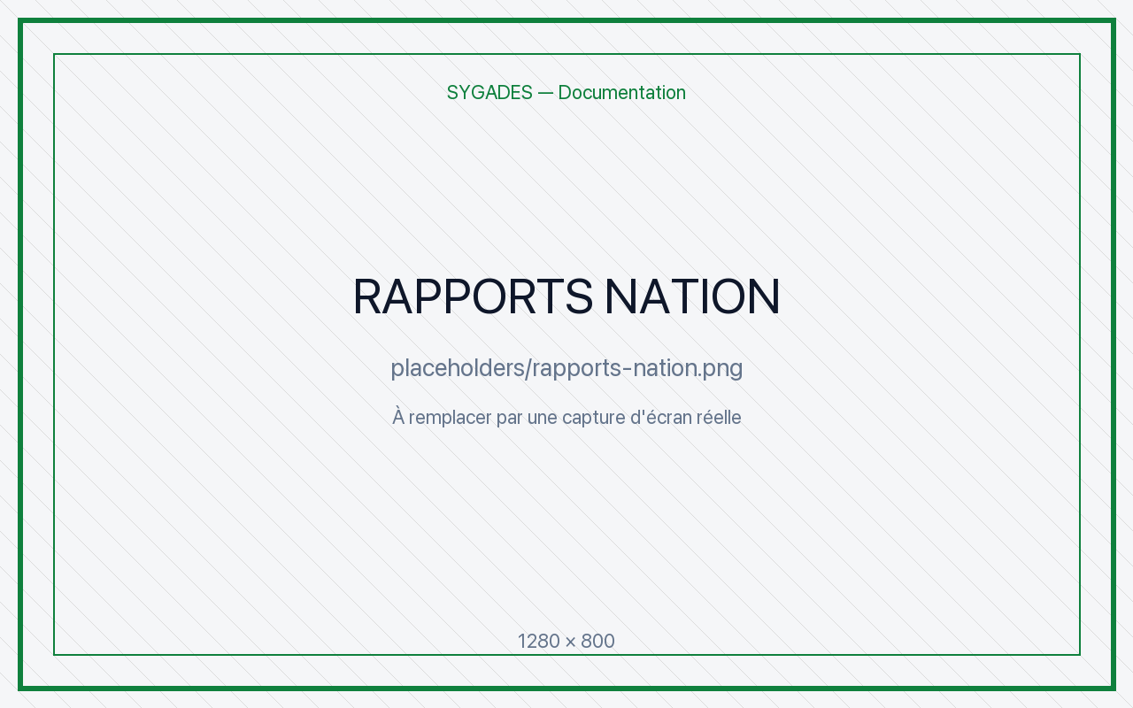 Vue chaîne nationale — placeholder